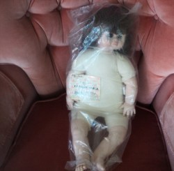 20'' TALL READY TO DRESS,NEW IN BAG,CURLY BRUNETTE DOLL